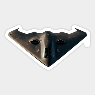 Stealth Bomber / Fighter Plane Concept Sticker